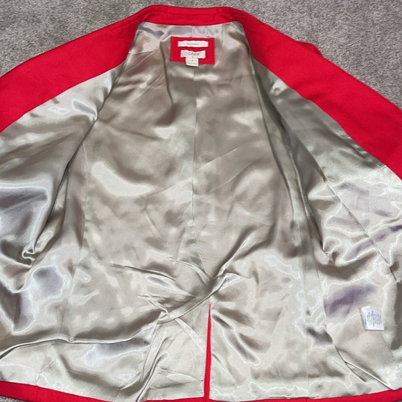Red J. Crew Schoolboy Blazer Size 4 - Picture 4 of 4
